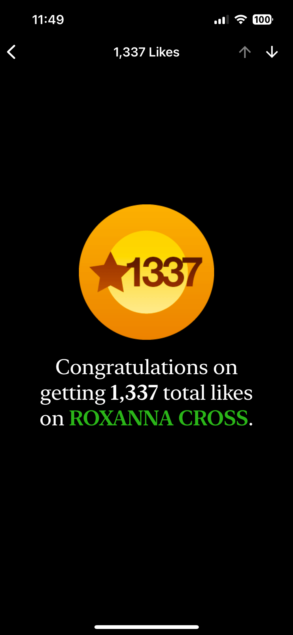 Celebrating small victories